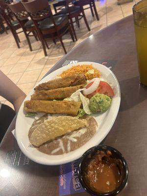 Chicken flautas