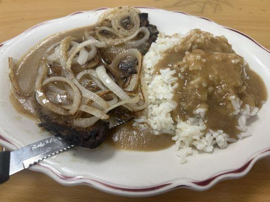 Liver and onions.