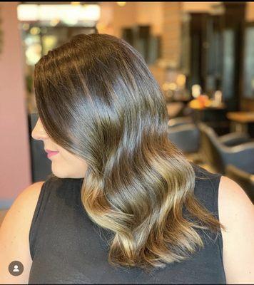 Balayage & Cut by Trey Lee  Instagram: @TreyLee1987