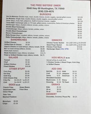 The newest menu 11-16-24