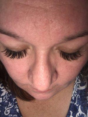 Got my eyelashes done for me and my girls and I love them.