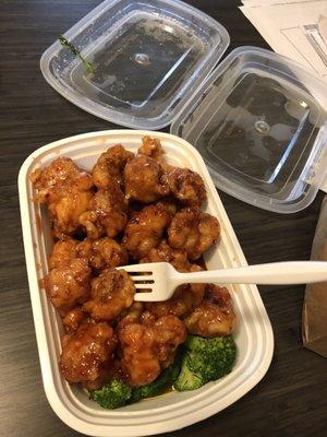 General Tso chicken!