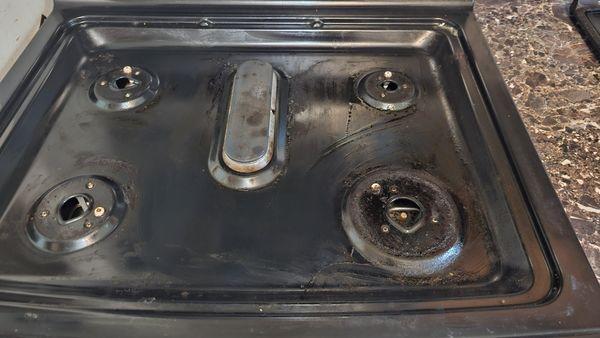 Stove deep cleaning