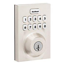 Push button deadbolt