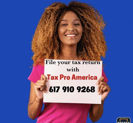 File your tax with Tax Pro America