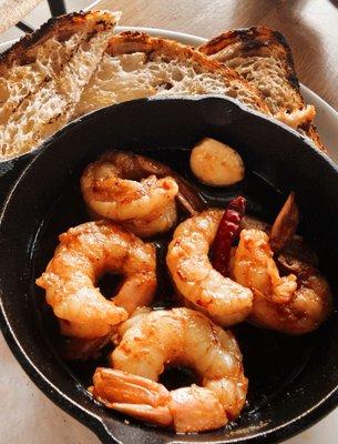 Argentinian shrimp, not on the menu