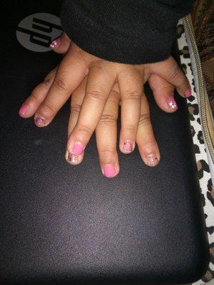 My baby just got her nails done and i love it ! Im loyal to this place . Her nails are fancy now :)