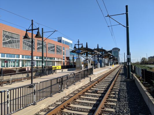 Platform at Lynx University City Blvd Station