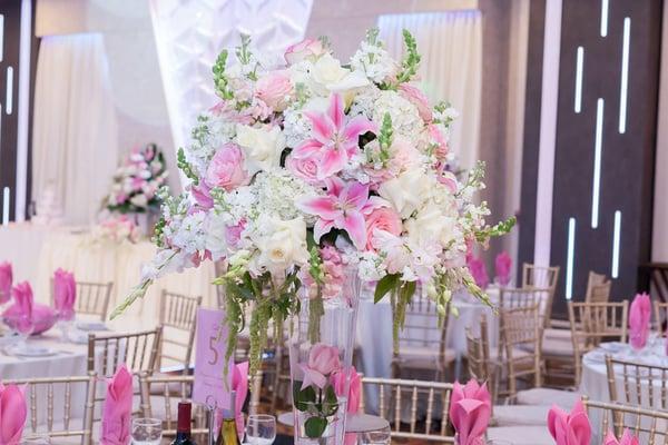 We got so many compliments on our floral arrangements!