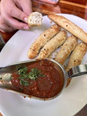 Hockey sticks... I mean bread sticks