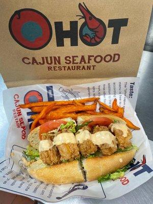 Shrimp Po'boy Sandwich