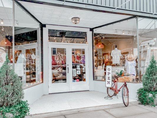 Store-front image of Casa Benedetta.