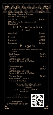 Back page menu