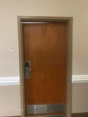 Janky Room door with gap