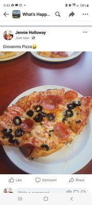 Don't forget that you can request a certain pizza at the buffet and they will GLADLY make it!! Pep, black olive and onion