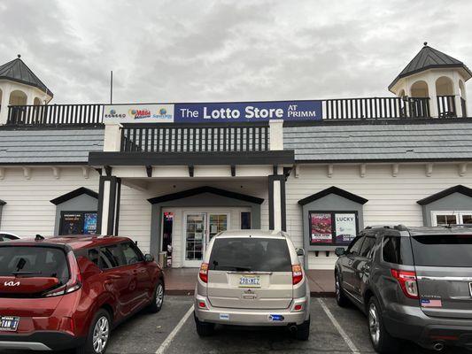 Entrance and signage