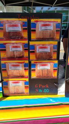 Tamales at the Walnut Creek farmers market