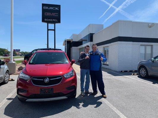 Taking delivery of my 2017 Buick Encore. Thank you, Daniel!