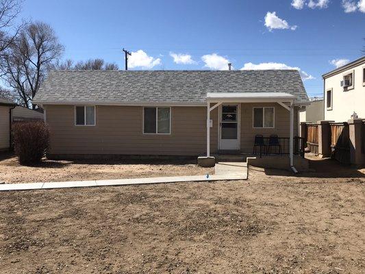 LP Smartside-replaced damaged vinyl siding