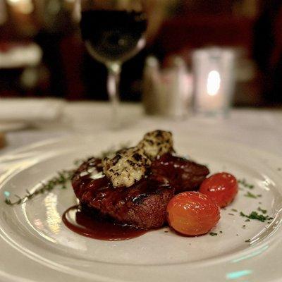 Beef Tenderloin Bleu Cheese Medallions Dinner