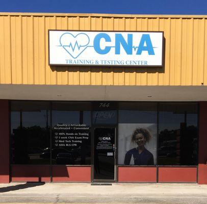 Front of CNA Training and Testing Center