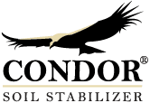 Condor Soil Stabilizer, patented product to help insure your foundation for the future.