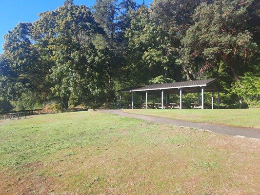 Picnic area with bbq