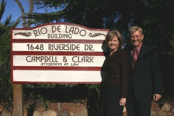 Robert Campbell and Sandra Clark, partners in Campbell & Clark