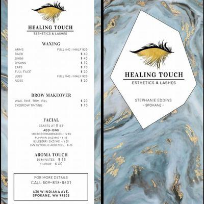 Healing Touch Menu of Services