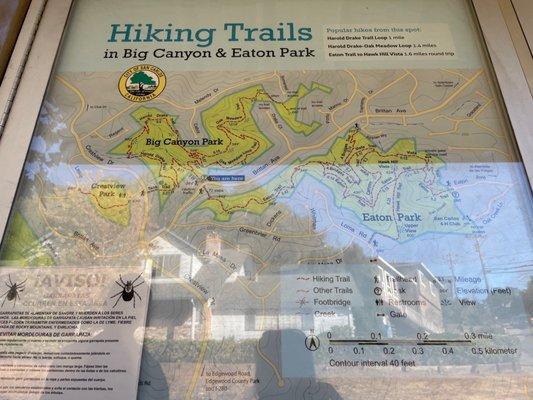 Hiking Trails Map