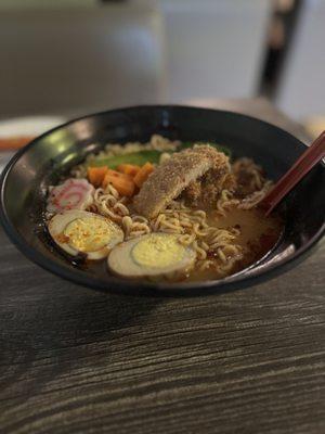 Katsu pork ramen