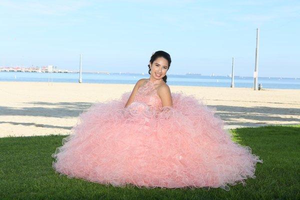 Quinceanera beachside