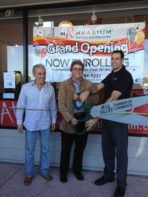 Grand opening with the mayor!