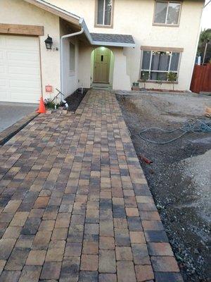 New pavers