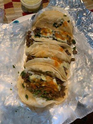 Tacos de Carne Asada!