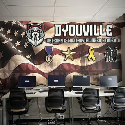 Celebrating Flag Day with a look at our work for D'Youville University's Veteran and Military Aligned Students computer lab.