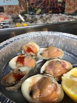 Cherry stone clams