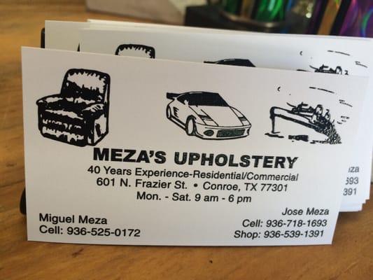 It's a mezas family business. You're assured to be in good hands.