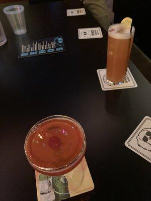 Mai tai and Singapore sling