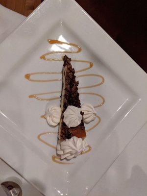 Turtle cheesecake