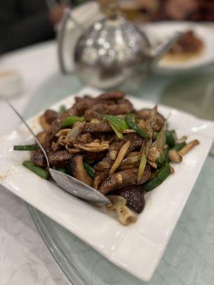 Stir Fry Ribeye Steak with Mushroom