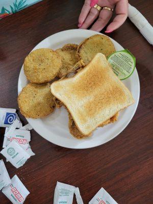 Fried green tomatoes