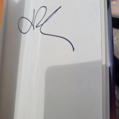 Got my book signed