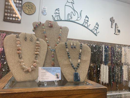 Gorgeous jewelry for sale and all the supplies to create your own!