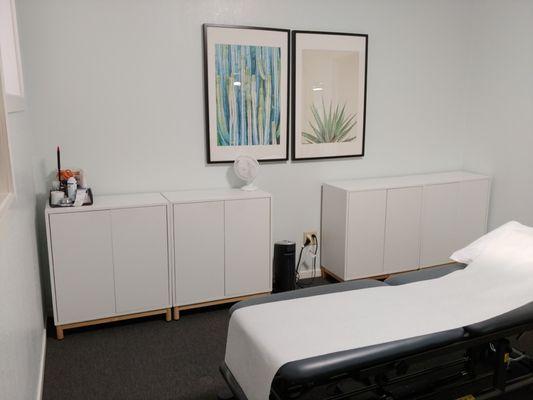 A private treatment room