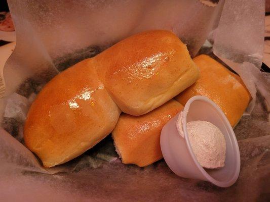 Rolls and sweet butter