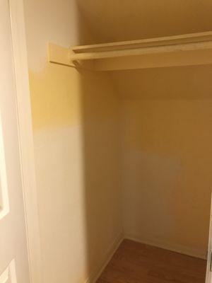 Closet after patching