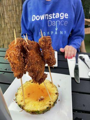 Coconut Shrimp appetizer