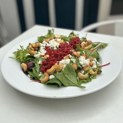 Pomegranate Goat Cheese  Salad