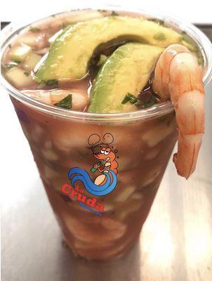 Coctel de Camaro ó Campechanas (shrimp cocktail, or other sea meat mixtures)